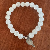 PICKLEBALL FOR ALL  Gemstone & Sterling Bracelet