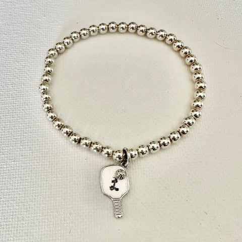 PICKLEBALL FOR ALL Sterling Silver Bracelet