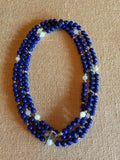 "Chris" Lapis, Moonstone & Sterling Necklace and/or Bracelet