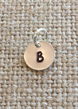 Sterling Initial Charm