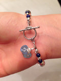 Sterling Silver & Lapis "Trish" Bracelet