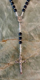 "Janice" Black Obsidian Rosary