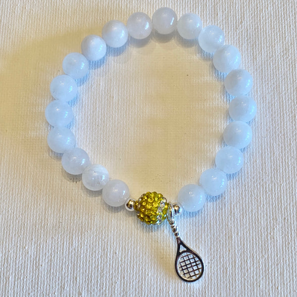 Faith & Family Moonstone Tennis Bracelet