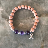 Keep the Faith Pancreatic Cancer Support Bracelet