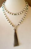 Moonstone Mala Necklace