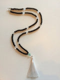 Smoky Quartz Mala Interchangeable Necklace