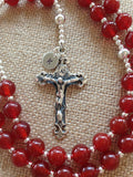 "Karen" Carnelian Rosary