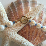 "Enlightened" Pearl & Gemstone Necklace