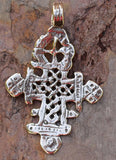 "Keep the Faith" Ethiopian Cross Long/Short Necklace